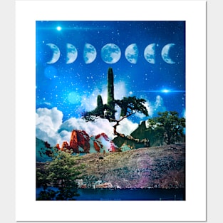 Stay Moon Dream Posters and Art